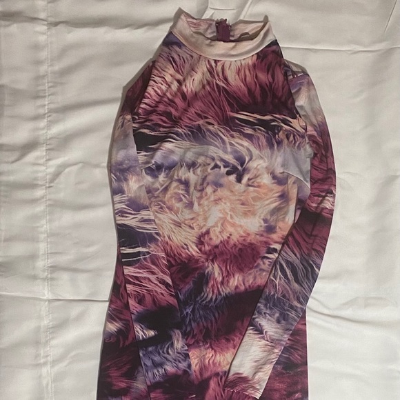 Purple/multi BodyCon Midi - Picture 2 of 3